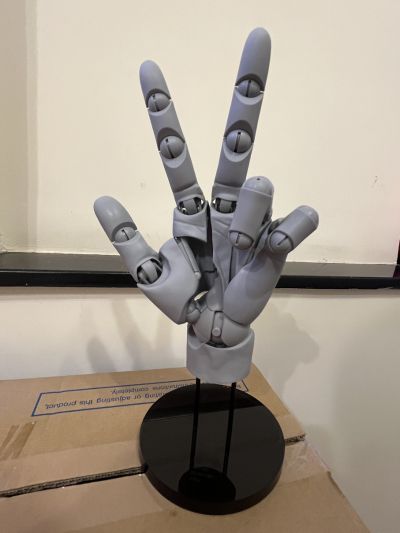 艺术参考工具 手部模型/左手 -灰色-