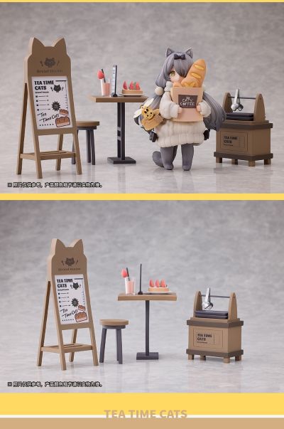 茶会猫系列 喵呜镇 面包店 店员狸花猫