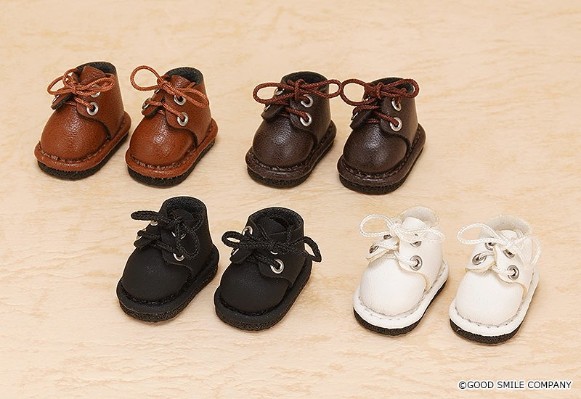 粘土娃 皮靴（黑色/白色/浅棕色/深棕色）