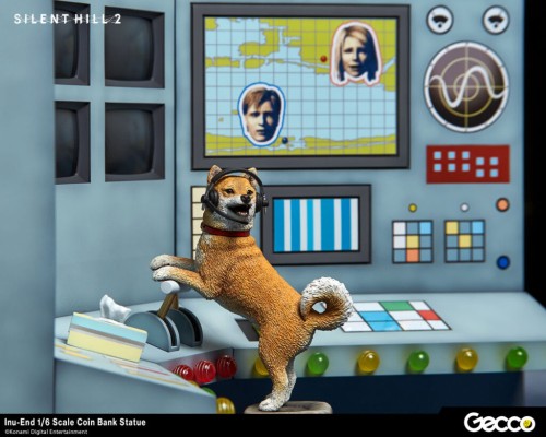 寂静岭2 柴犬 存钱罐雕像