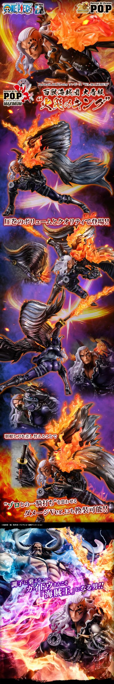 P.O.P 航海王 “WA-MAXIMUM”百兽海盗团 大看板 “火灾的烬”