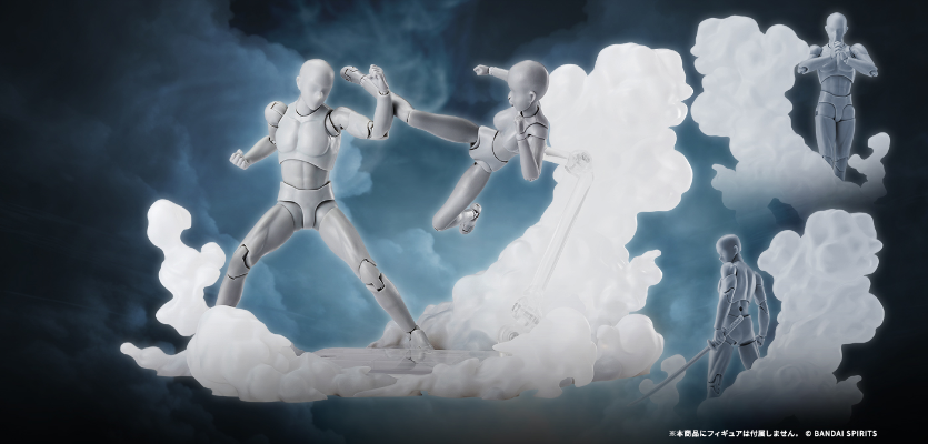 万代魂特效系列 白色烟雾特效件 S.H.Figuarts配件包