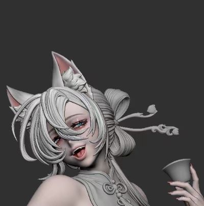 中华大厨娘—白狐 烟雨绿