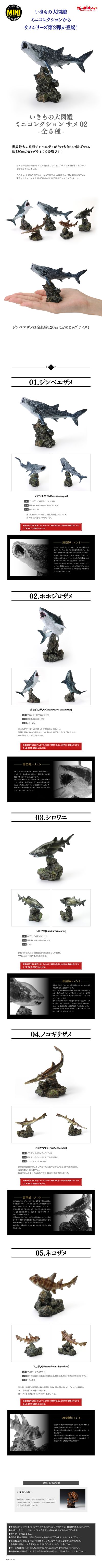 生物大图鉴 迷你系列 鲨鱼02
