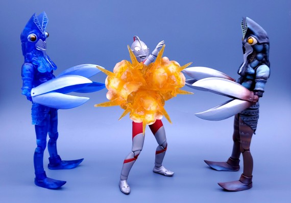 一番赏 S.H.Figuarts 奥特曼 D奖 巴尔坦星人 透明配色