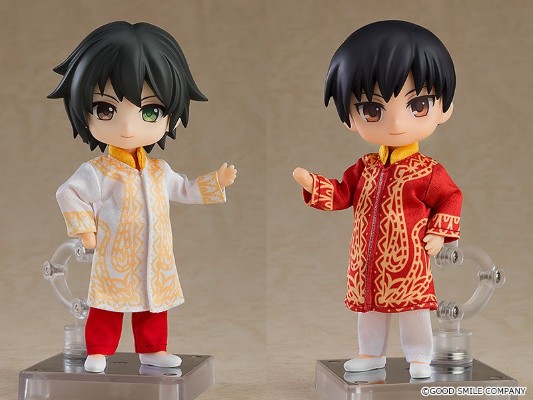 粘土娃 服装套组 世界之旅 印度：男孩（白色/红色）