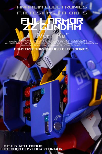 MG FA-010A 先行量产型全装甲ZZ Ver. Ka