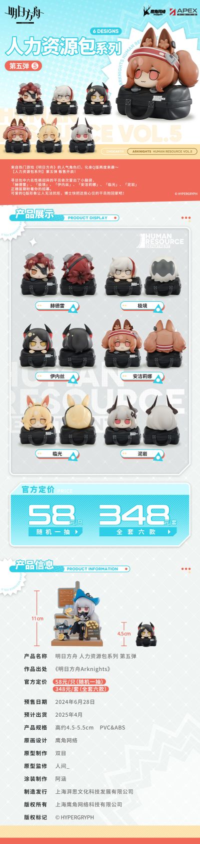 明日方舟 人力资源包系列 第五弹