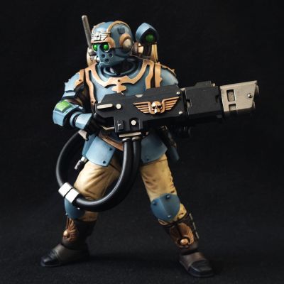 战锤40000 星界军 风暴忠嗣小队 第55卡比克雄鹰兵团 高能齐射枪射手