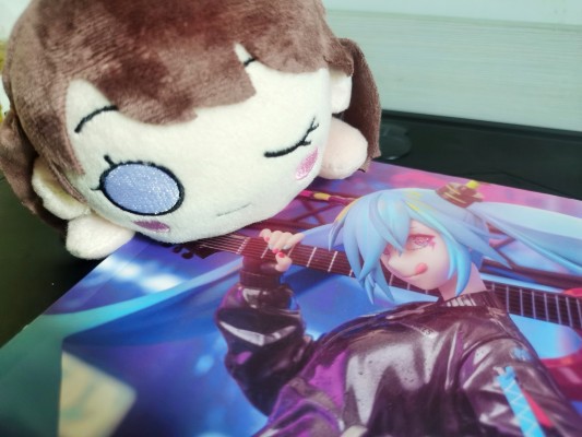 爱与演唱会！莲之空女学院学园偶像俱乐部 趴趴毛绒玩偶 藤岛慈 －Dream Believers （S码）