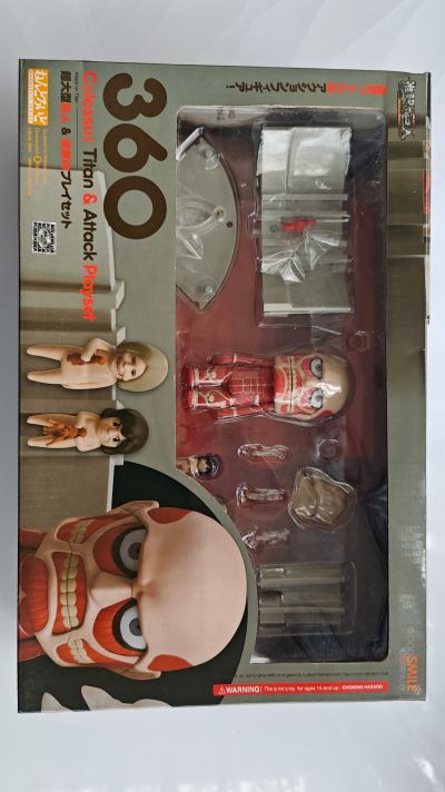 粘土人 #360 进击的巨人 超大型巨人＆进击的Play 套装