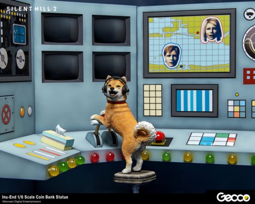 寂静岭2 柴犬 存钱罐雕像
