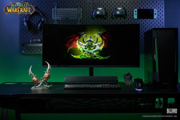 魔兽世界20周年 埃辛诺斯战刃金属复刻摆件