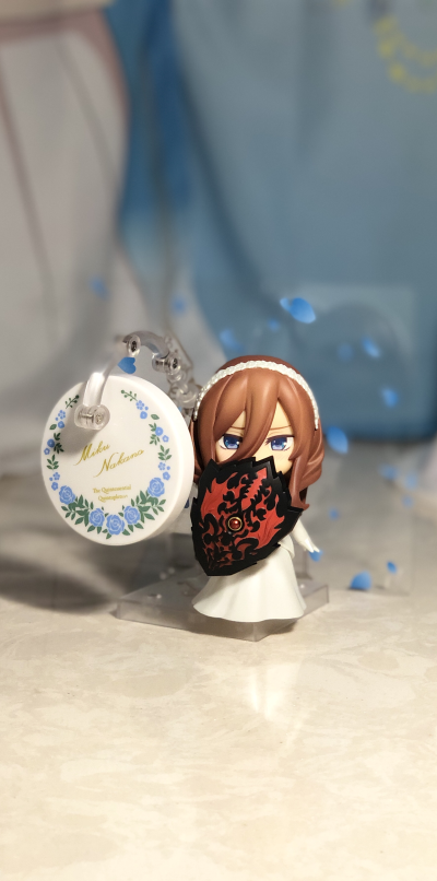 粘土人#2374 五等分的新娘∽ 中野三玖 婚纱