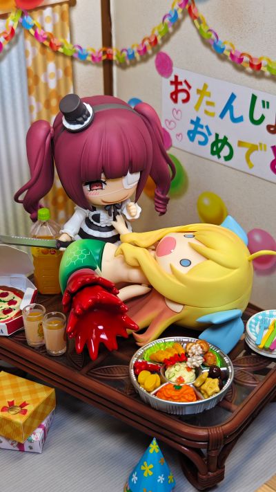 粘土人#2370 邪神与厨二病少女 花园百合铃