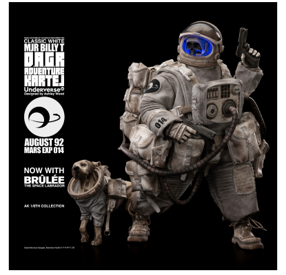 冒险卡特尔AK系列匪帮亡灵宇航员太空伴侣拉布拉多人偶套装