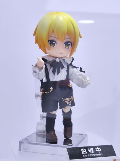 粘土娃 服装套组 背带裤套装（白与黑／黑与白／白与萨克森蓝）