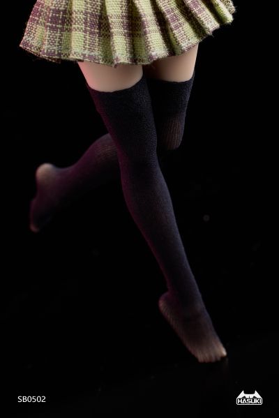 SB05 无缝真丝长筒袜 机娘服装包 白色/黑色/肤色