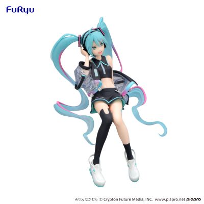 初音未来 压泡面人偶-炫彩科技款-