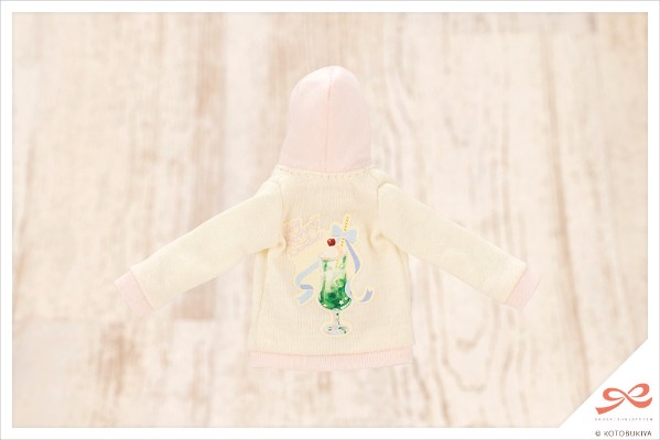 创彩少女庭园 小衣橱 拉链连帽衫 海军蓝/淡粉色/黑色