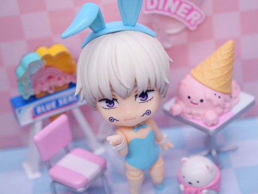 黏土人配件系列 换装用兔女郎裝 Sky Blue