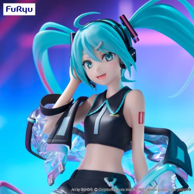 初音未来 压泡面人偶-炫彩科技款-