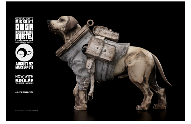 冒险卡特尔AK系列匪帮亡灵宇航员太空伴侣拉布拉多人偶套装