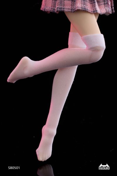 SB05 无缝真丝长筒袜 机娘服装包 白色/黑色/肤色