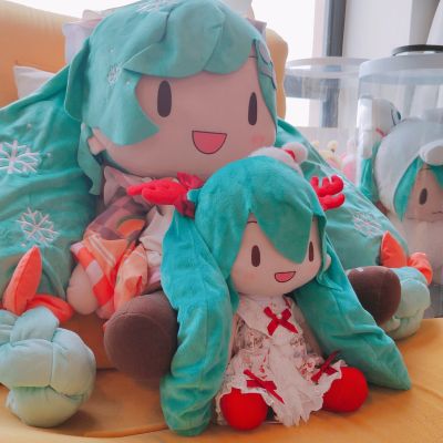 初音未来系列 雪未来2024  Fuwa Petit 可爱软绵绵玩偶 超大尺寸