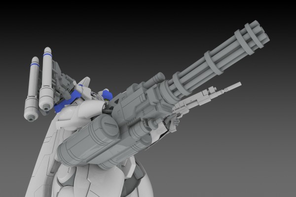 特勤机甲队2 X-4＋(PD-802) 装甲步兵用武装套装3【肩部配件＋DRu35 MLC＋R25火箭＋M7A加特林】