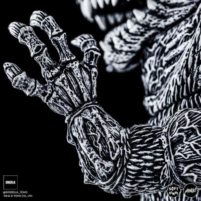 软胶 JAMES GROMAN设计 哥斯拉 钢笔与墨水版