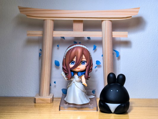 粘土人#2374 五等分的新娘∽ 中野三玖 婚纱