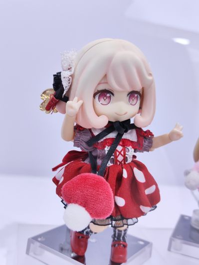 粘土娃 服装套组 蘑菇：女孩（红色/粉色）