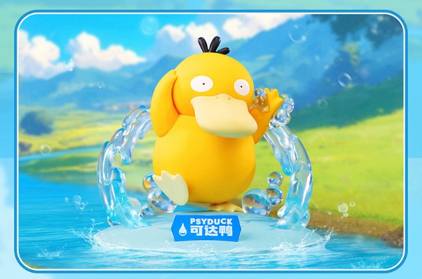 宝可梦小尺寸手办 可达鸭