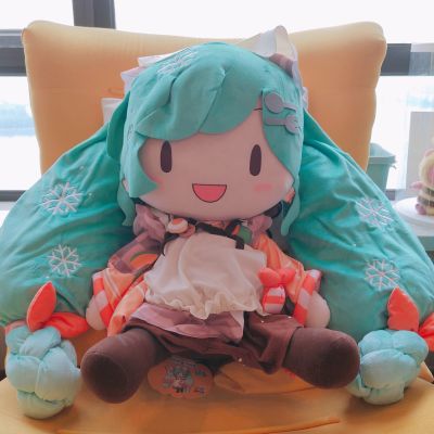 初音未来系列 雪未来2024  Fuwa Petit 可爱软绵绵玩偶 超大尺寸