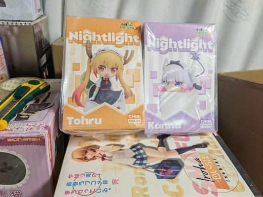 小林家的龙女仆S 托尔/康娜 小夜灯 Q版手办