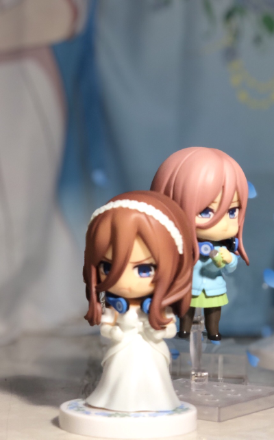 粘土人#2374 五等分的新娘∽ 中野三玖 婚纱