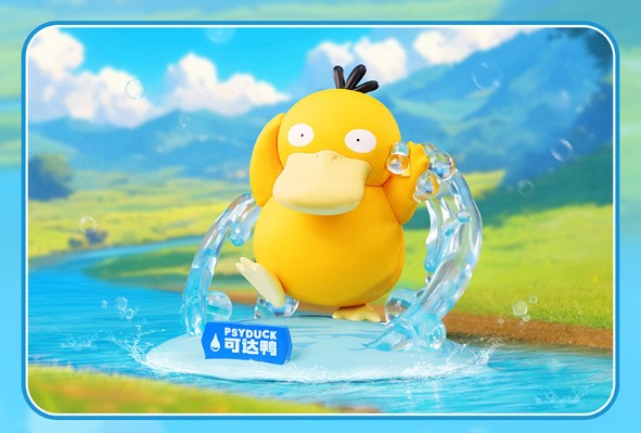宝可梦小尺寸手办 可达鸭