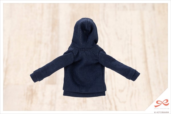 创彩少女庭园 小衣橱 拉链连帽衫 海军蓝/淡粉色/黑色