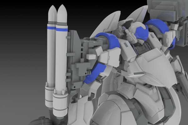 特勤机甲队2 X-4＋(PD-802) 装甲步兵用武装套装3【肩部配件＋DRu35 MLC＋R25火箭＋M7A加特林】