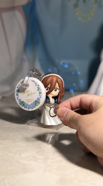 粘土人#2374 五等分的新娘∽ 中野三玖 婚纱