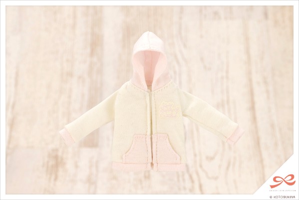 创彩少女庭园 小衣橱 拉链连帽衫 海军蓝/淡粉色/黑色