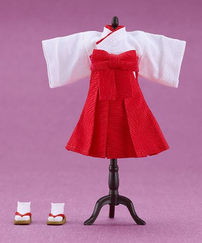 粘土娃 服装套组 巫女