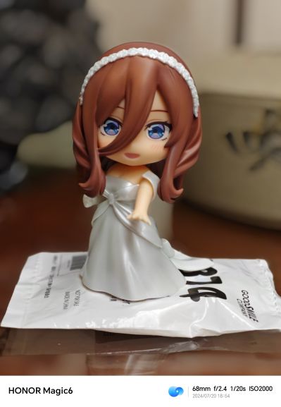 粘土人#2374 五等分的新娘∽ 中野三玖 婚纱