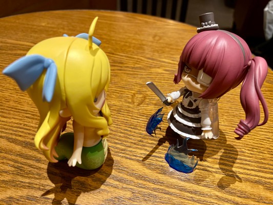 粘土人#2370 邪神与厨二病少女 花园百合铃