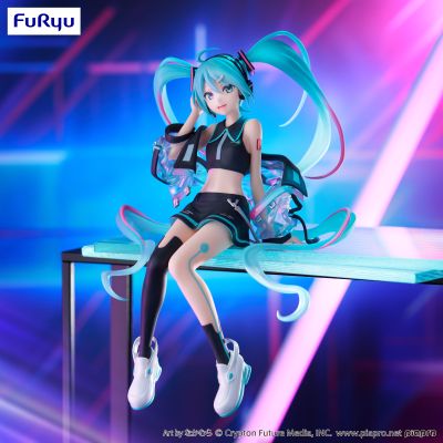 初音未来 压泡面人偶-炫彩科技款-