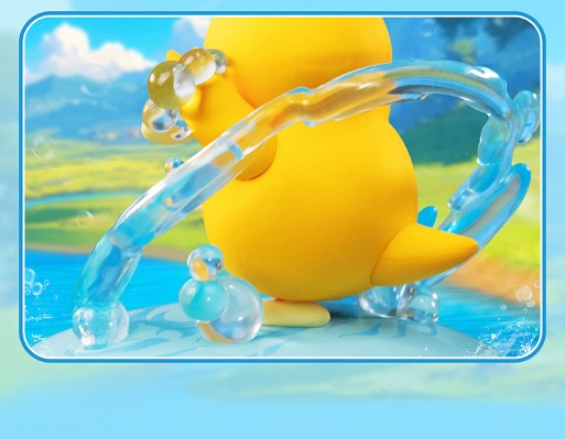 宝可梦小尺寸手办 可达鸭