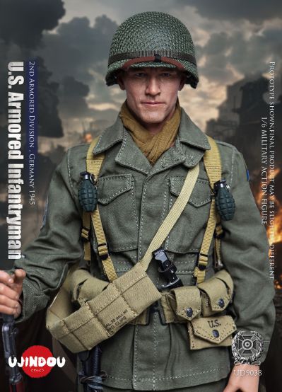 UD9038 二战美军装甲步兵第2装甲师- 德国1945