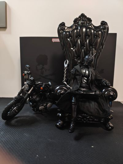 mastermind JAPAN x 假面骑士50周年纪念合作 S.H.Figuarts(真骨雕制法) 假面骑士新1号 黑色