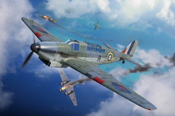 编号：05823 1/48 军用飞机系列 英国“管鼻鹱”MK.II舰载战斗机